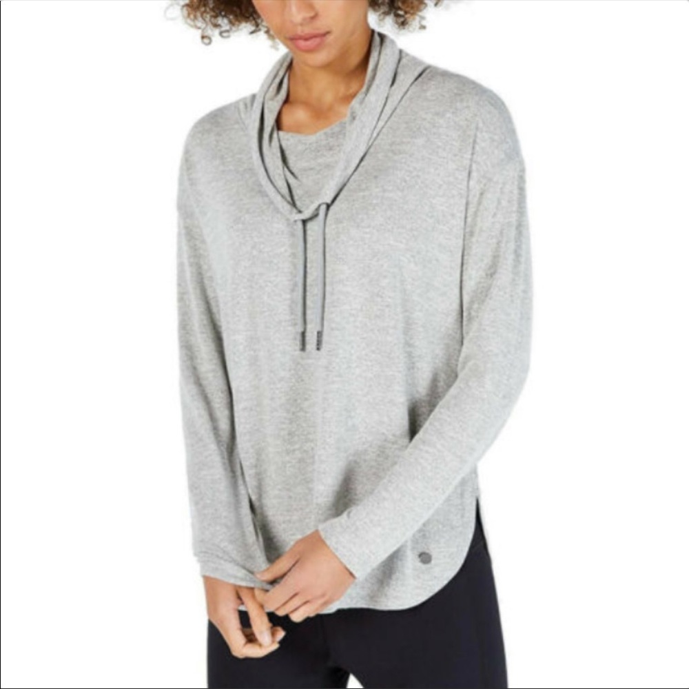 Calvin Klein Top Performance Cowl Neck Long Sleeve